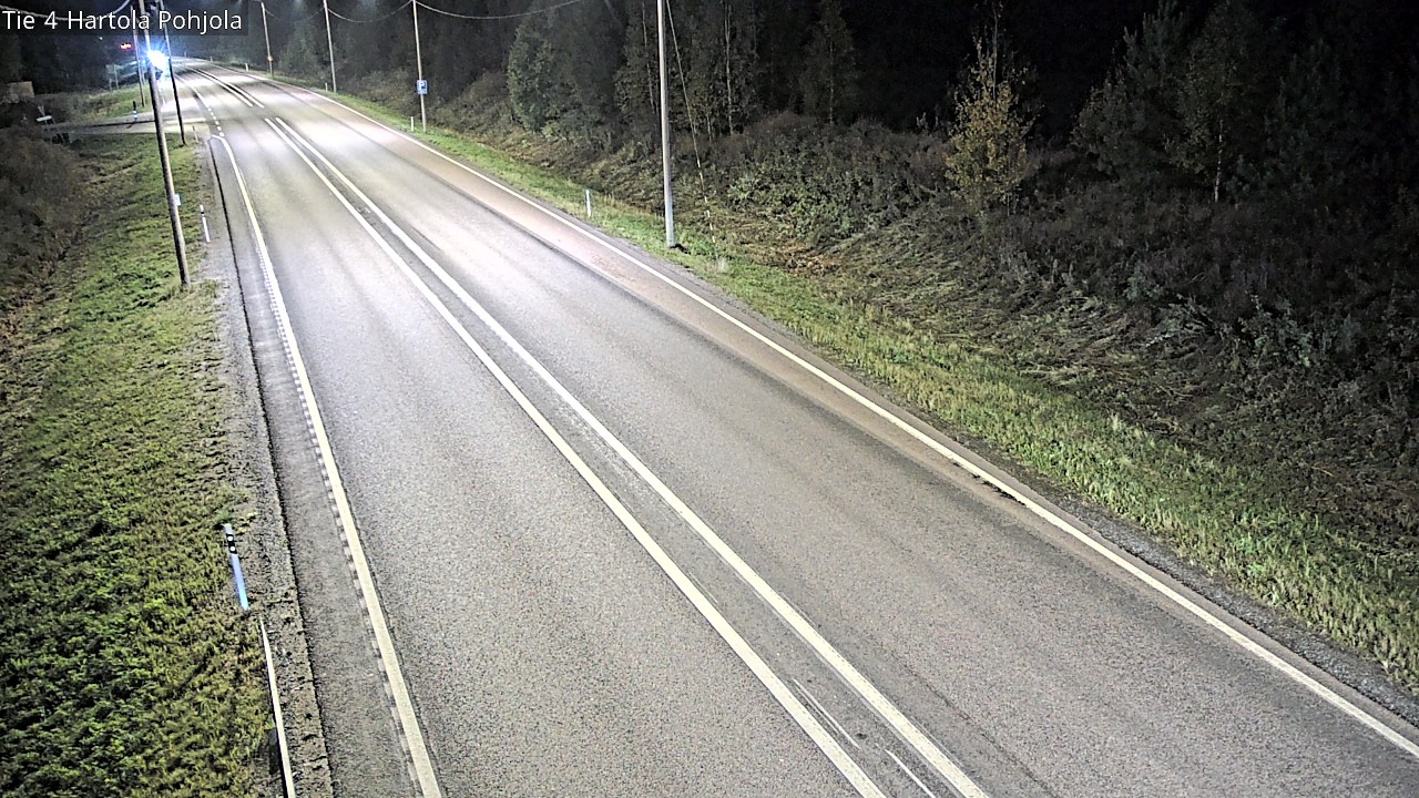 Weather Camera Image Road 4 Hartola, Pohjola, Hartola, Päijät-Häme