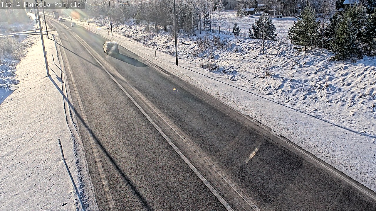 Weather Camera Image Road 4 Hartola, Pohjola, Hartola, Päijät-Häme