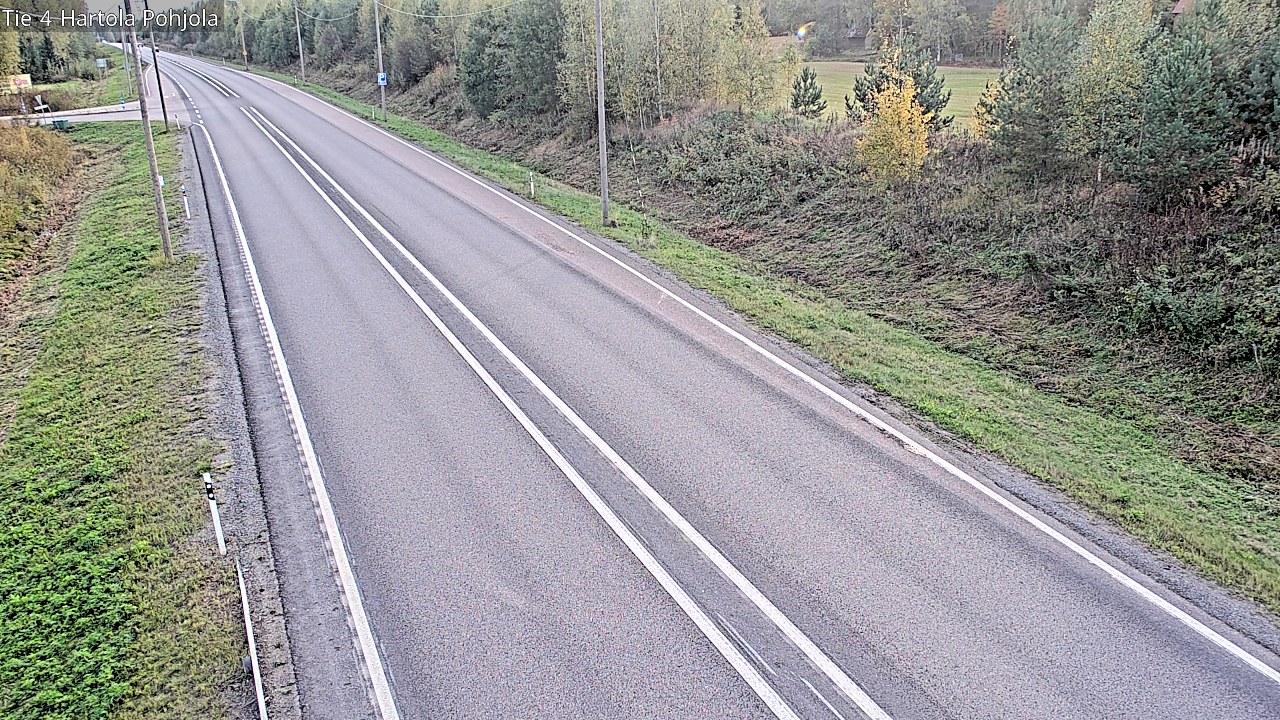 Weather Camera Image Road 4 Hartola, Pohjola, Hartola, Päijät-Häme