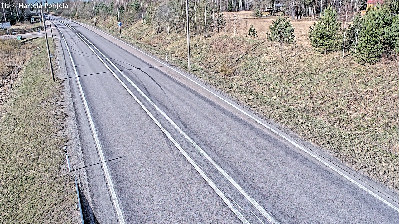 Weather Camera Image Road 4 Hartola, Pohjola, Hartola, Päijät-Häme