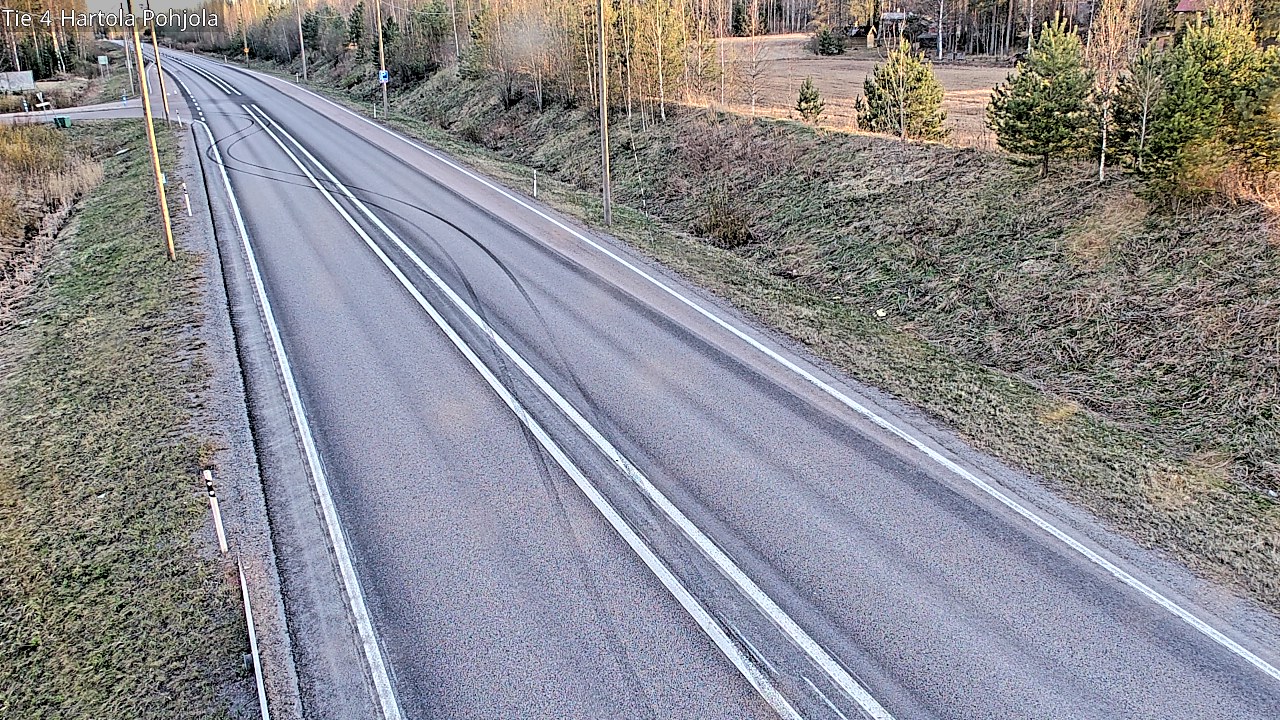Weather Camera Image Road 4 Hartola, Pohjola, Hartola, Päijät-Häme