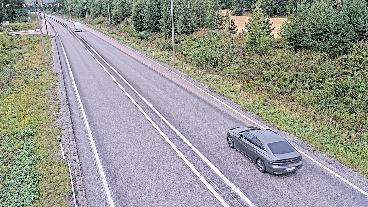 Weather Camera Image Road 4 Hartola, Pohjola, Hartola, Päijät-Häme