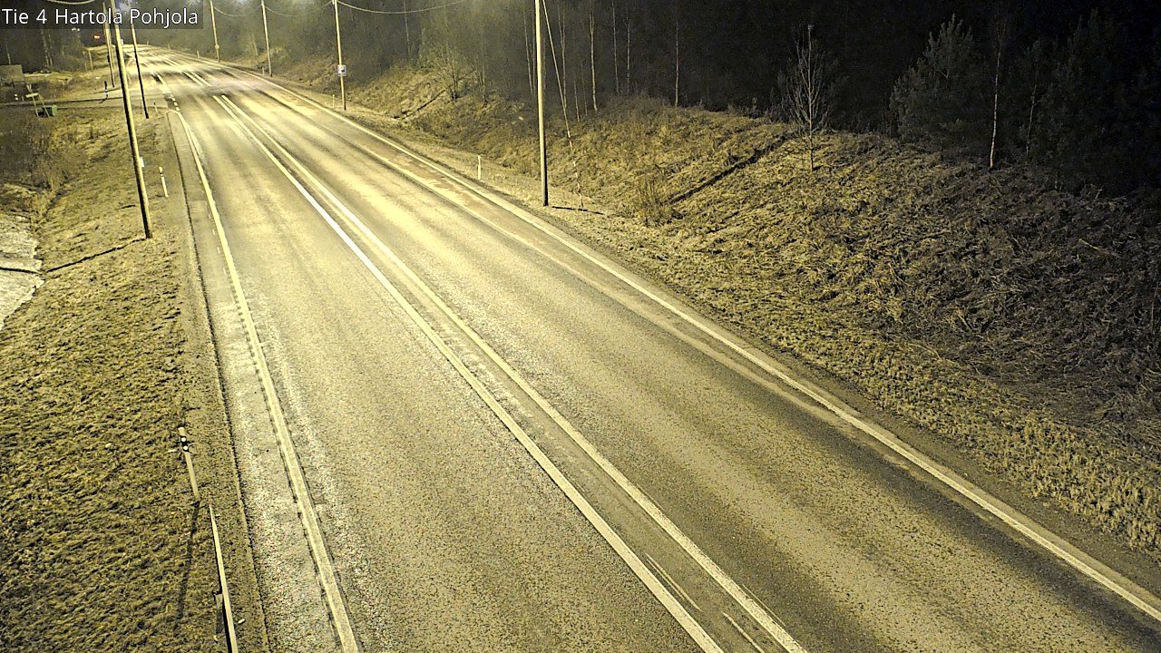 Weather Camera Image Road 4 Hartola, Pohjola, Hartola, Päijät-Häme