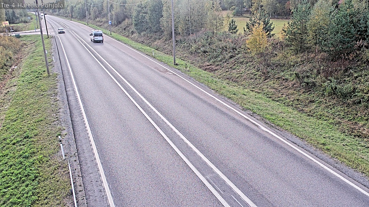 Weather Camera Image Road 4 Hartola, Pohjola, Hartola, Päijät-Häme