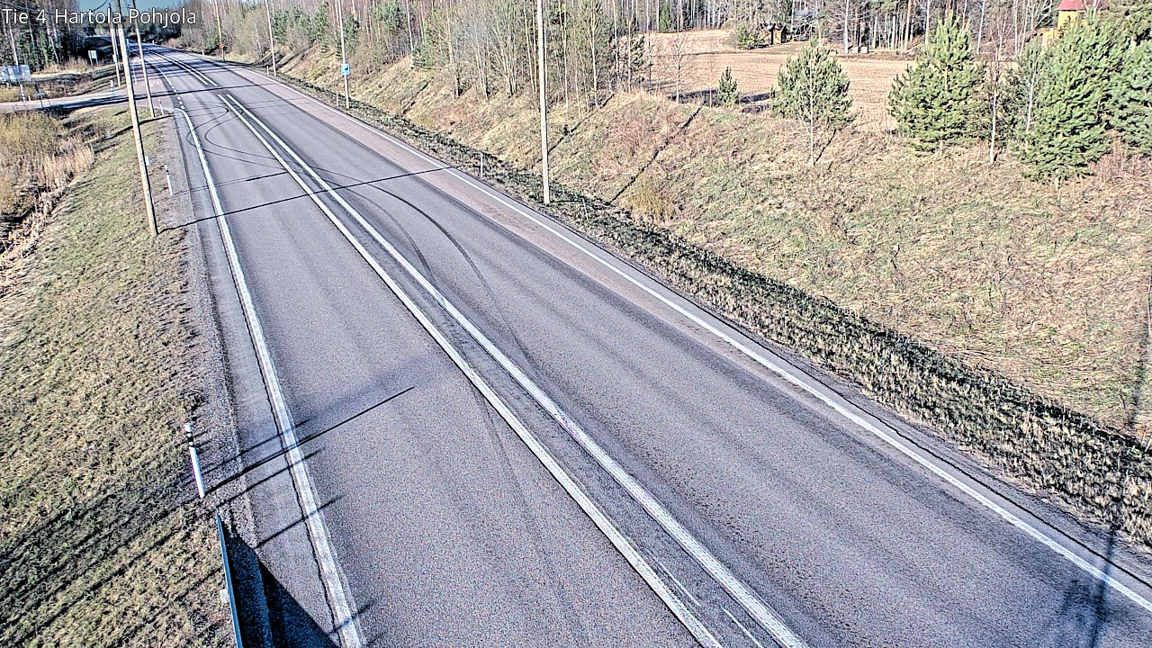Weather Camera Image Road 4 Hartola, Pohjola, Hartola, Päijät-Häme