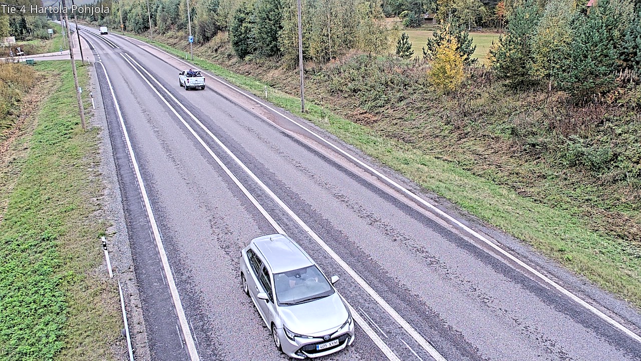 Weather Camera Image Road 4 Hartola, Pohjola, Hartola, Päijät-Häme