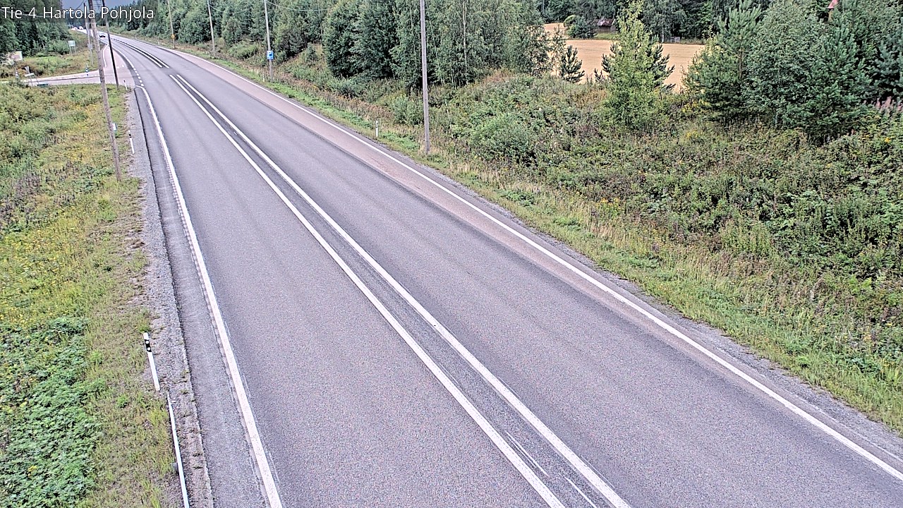 Weather Camera Image Road 4 Hartola, Pohjola, Hartola, Päijät-Häme