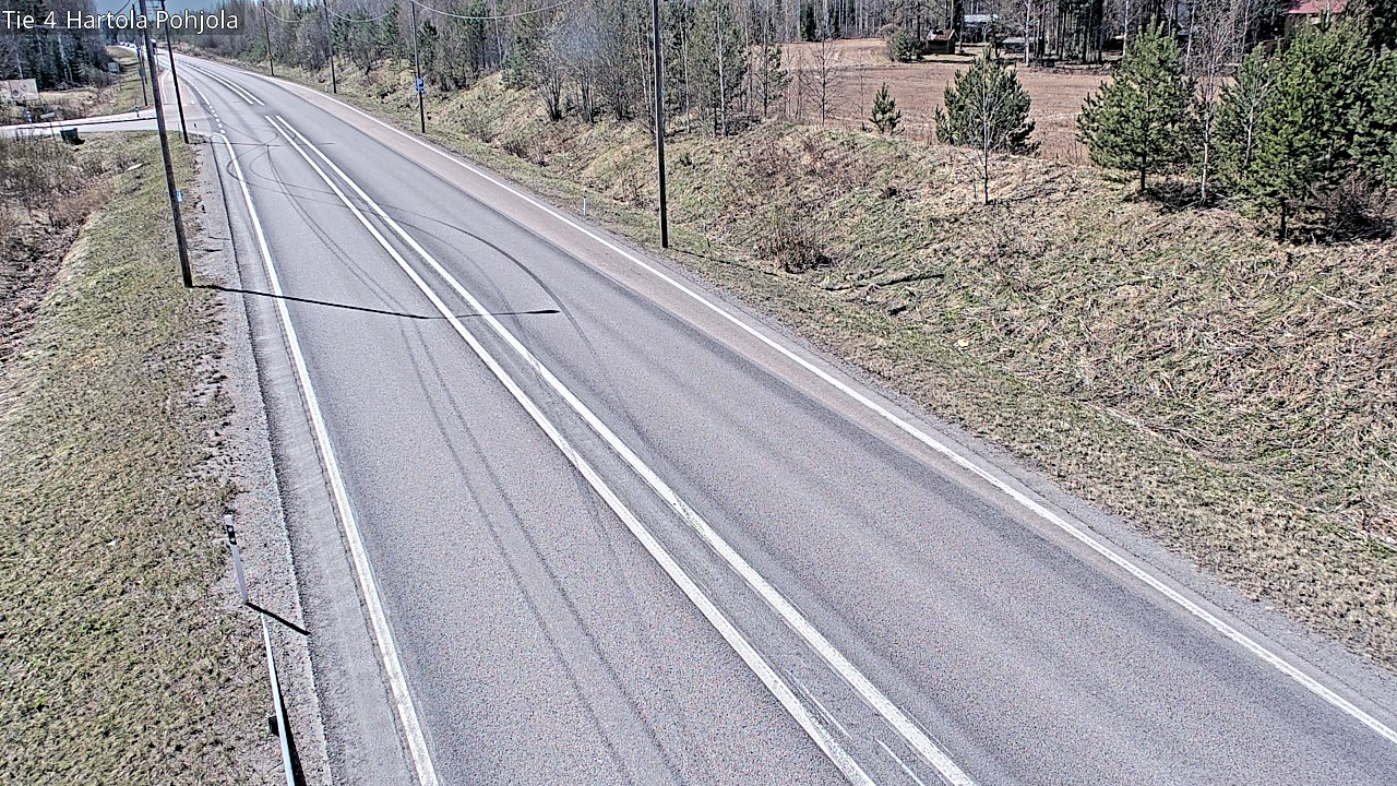 Weather Camera Image Road 4 Hartola, Pohjola, Hartola, Päijät-Häme