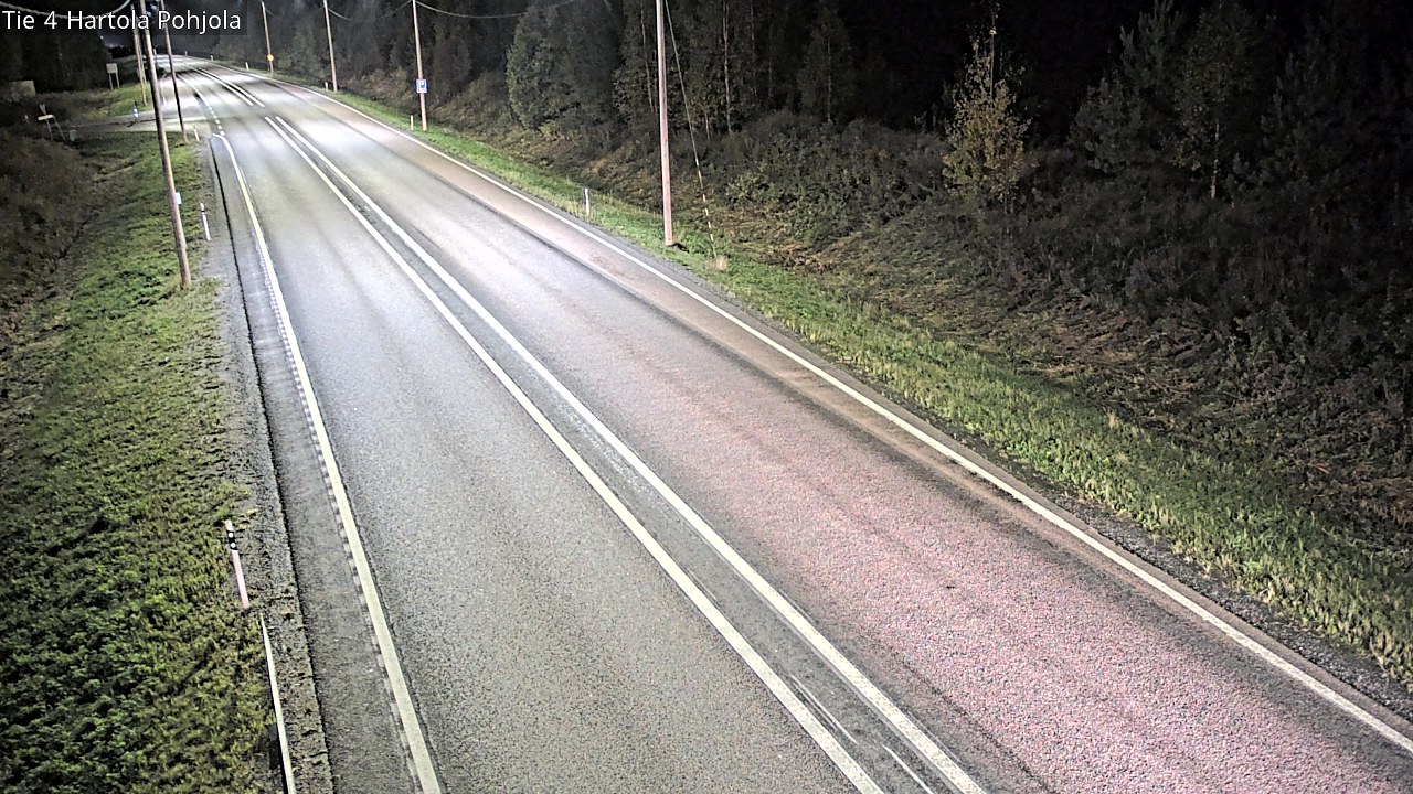 Weather Camera Image Road 4 Hartola, Pohjola, Hartola, Päijät-Häme