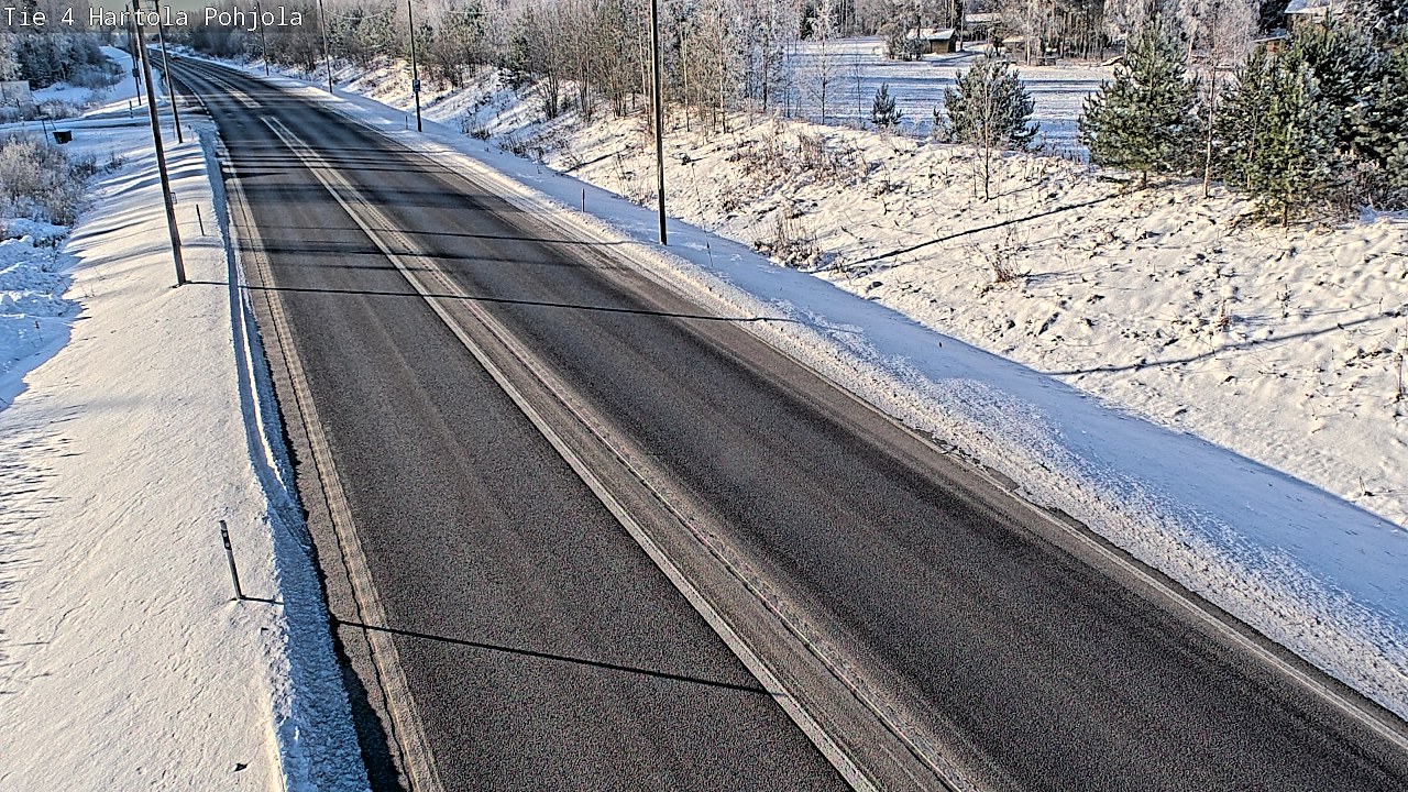 Weather Camera Image Road 4 Hartola, Pohjola, Hartola, Päijät-Häme
