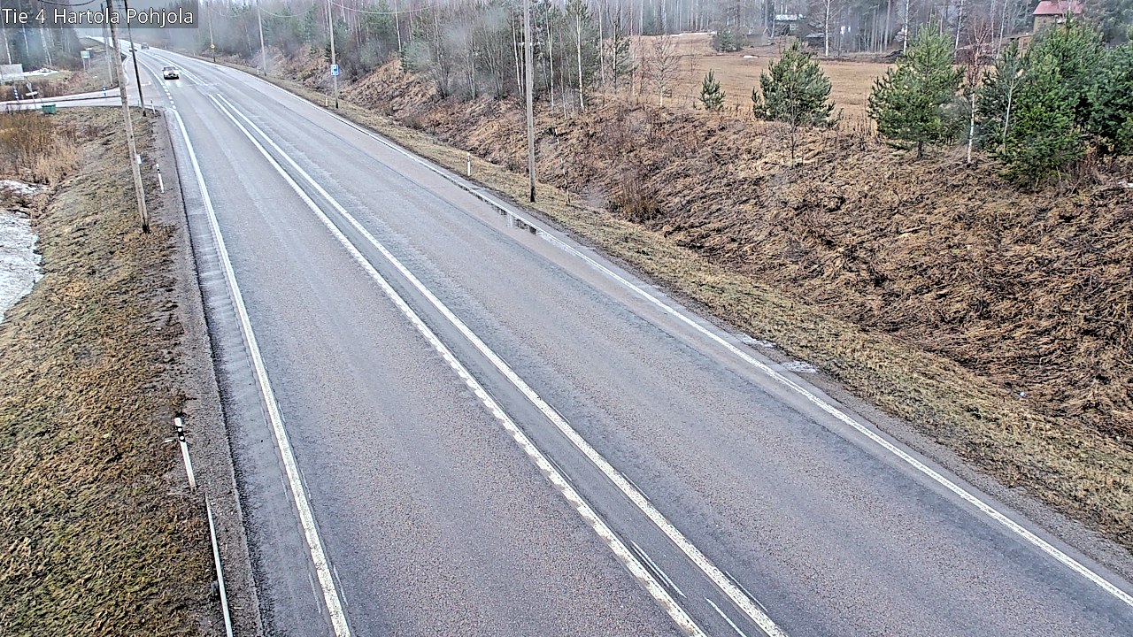 Weather Camera Image Road 4 Hartola, Pohjola, Hartola, Päijät-Häme