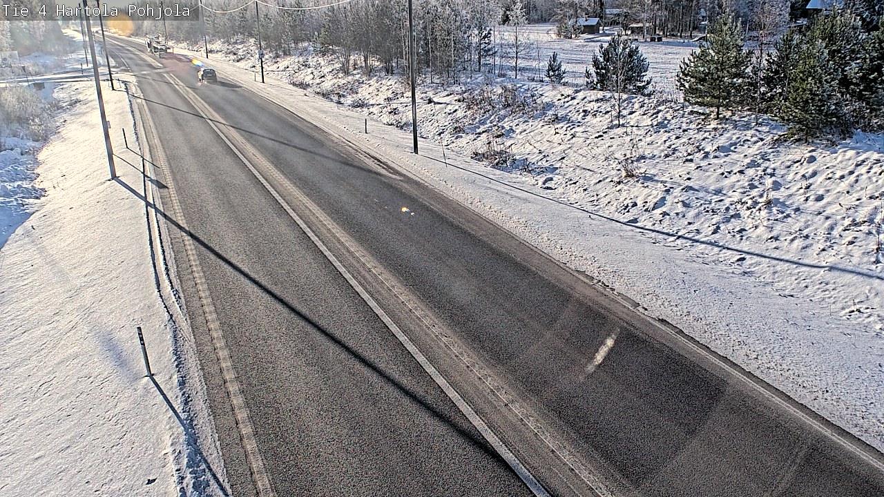 Weather Camera Image Road 4 Hartola, Pohjola, Hartola, Päijät-Häme