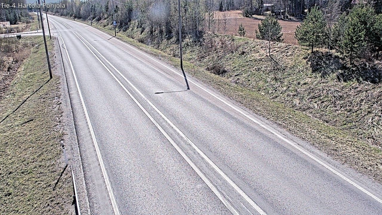 Weather Camera Image Road 4 Hartola, Pohjola, Hartola, Päijät-Häme