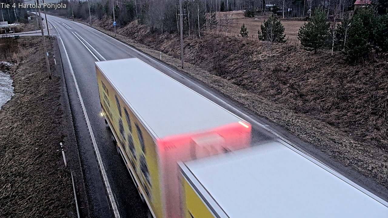Weather Camera Image Väg 4 Hartola, Pohjola, Hartola, Päijät-Häme