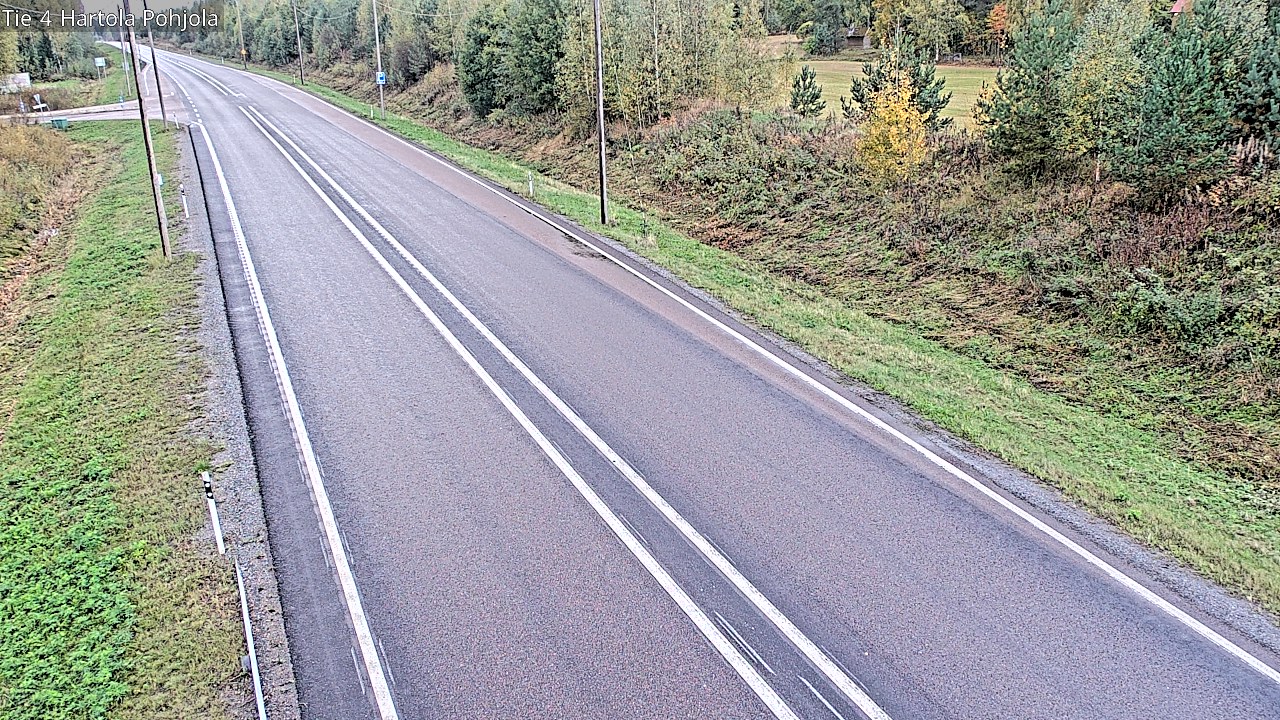 Weather Camera Image Road 4 Hartola, Pohjola, Hartola, Päijät-Häme