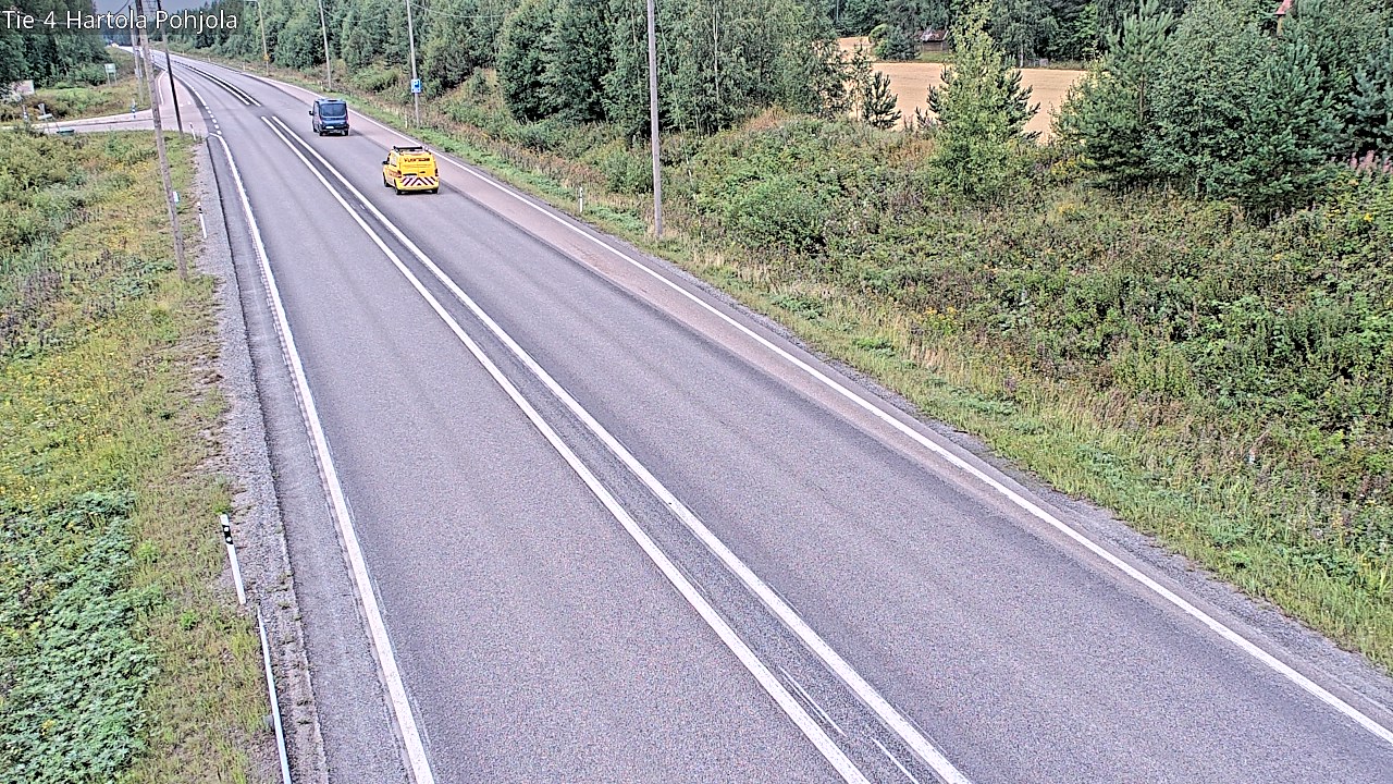 Weather Camera Image Road 4 Hartola, Pohjola, Hartola, Päijät-Häme