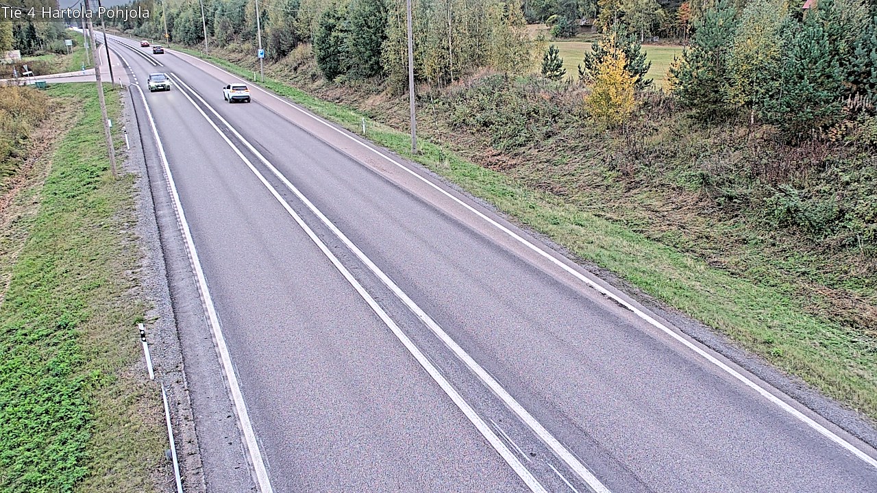 Weather Camera Image Road 4 Hartola, Pohjola, Hartola, Päijät-Häme