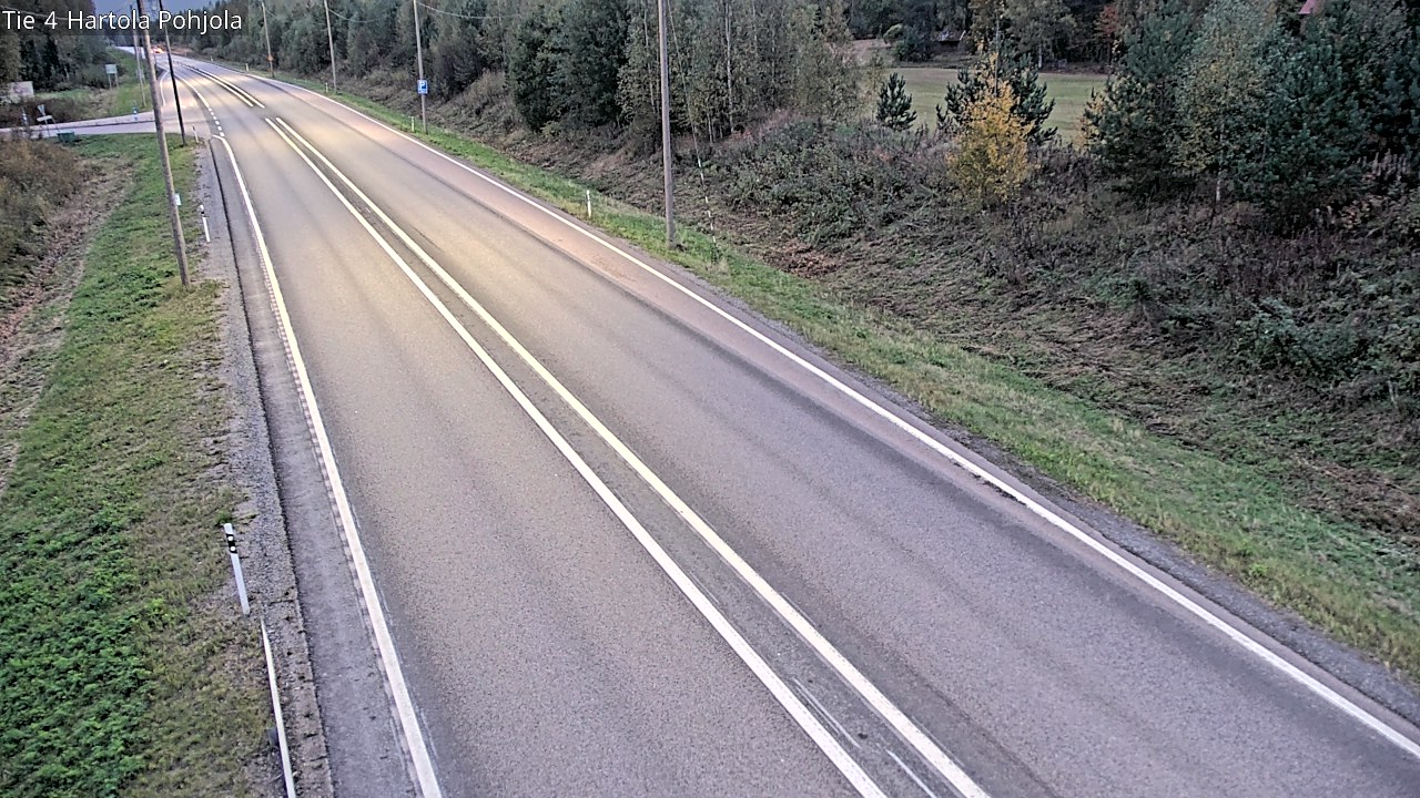 Weather Camera Image Road 4 Hartola, Pohjola, Hartola, Päijät-Häme