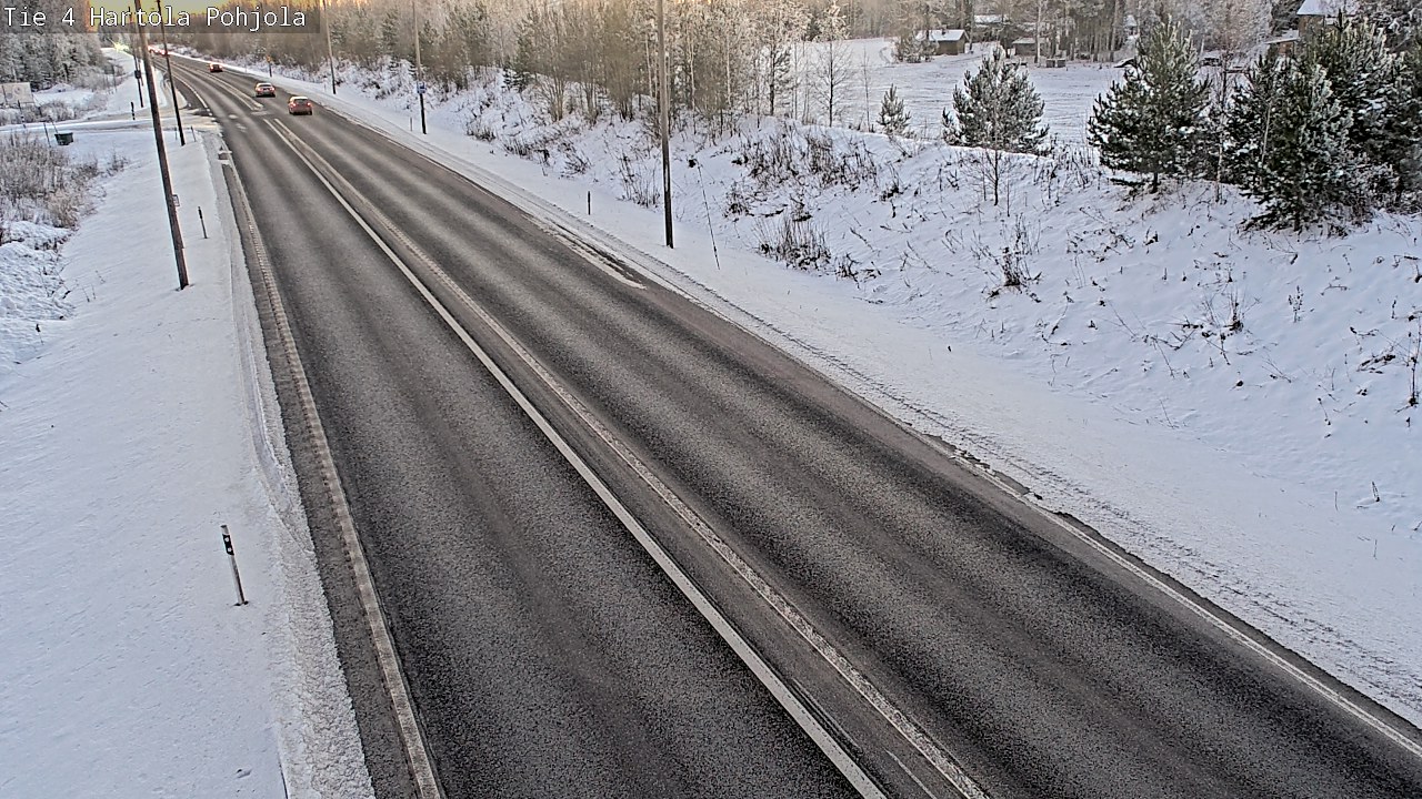 Weather Camera Image Road 4 Hartola, Pohjola, Hartola, Päijät-Häme