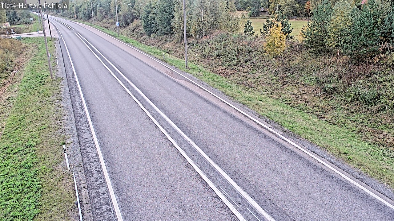 Weather Camera Image Road 4 Hartola, Pohjola, Hartola, Päijät-Häme