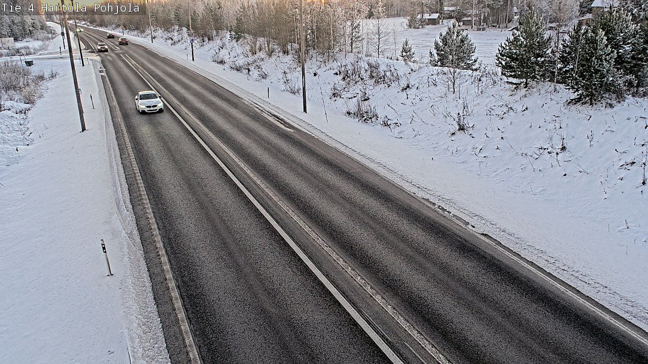 Weather Camera Image Road 4 Hartola, Pohjola, Hartola, Päijät-Häme