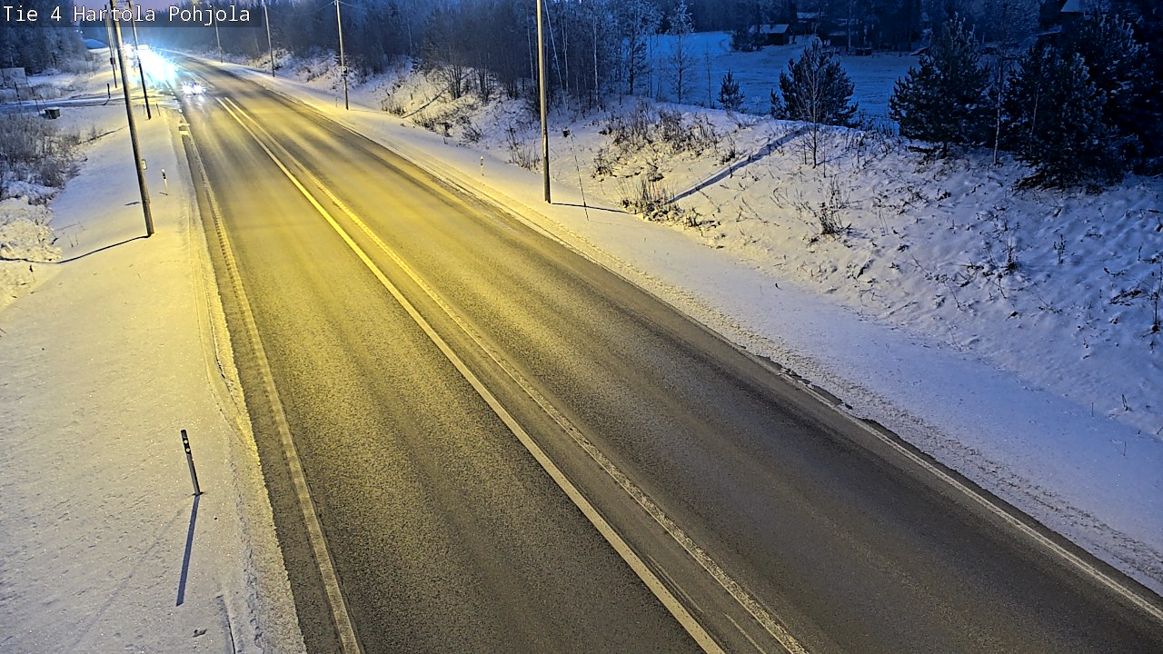 Weather Camera Image Road 4 Hartola, Pohjola, Hartola, Päijät-Häme