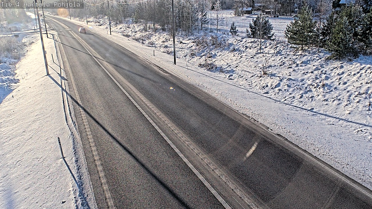 Weather Camera Image Road 4 Hartola, Pohjola, Hartola, Päijät-Häme