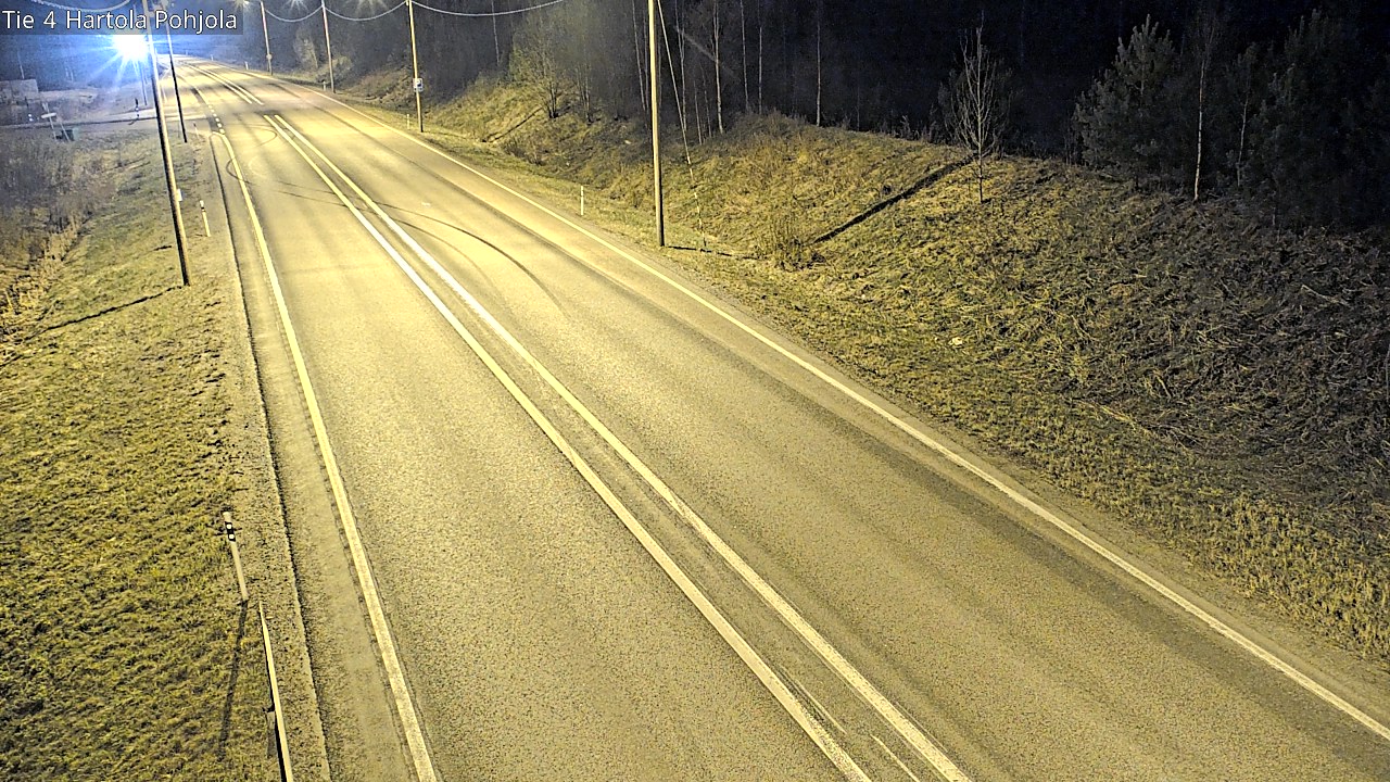 Weather Camera Image Road 4 Hartola, Pohjola, Hartola, Päijät-Häme