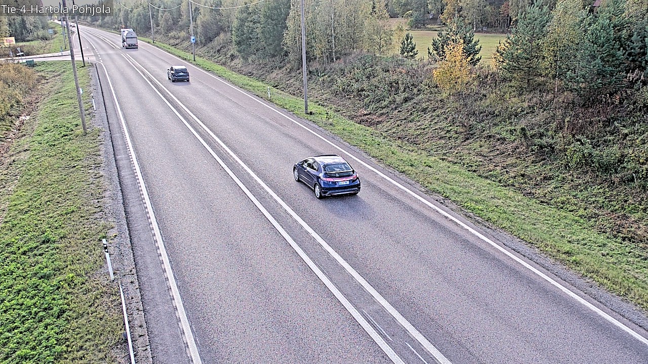 Weather Camera Image Road 4 Hartola, Pohjola, Hartola, Päijät-Häme
