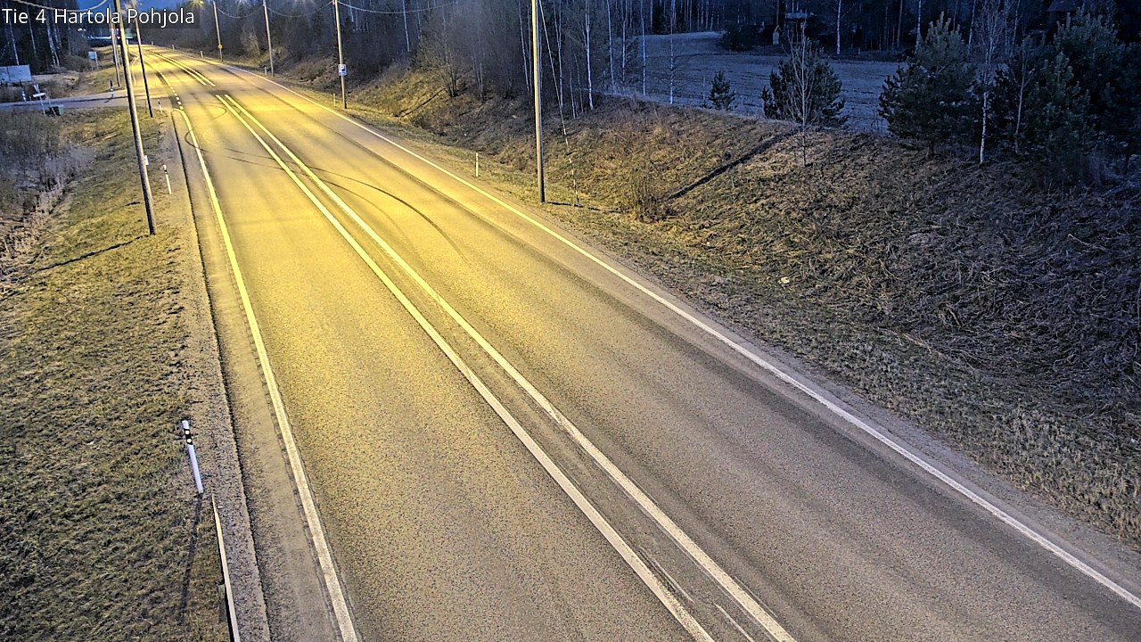 Weather Camera Image Road 4 Hartola, Pohjola, Hartola, Päijät-Häme