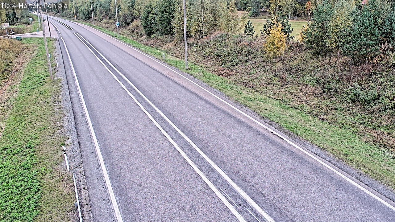Weather Camera Image Road 4 Hartola, Pohjola, Hartola, Päijät-Häme