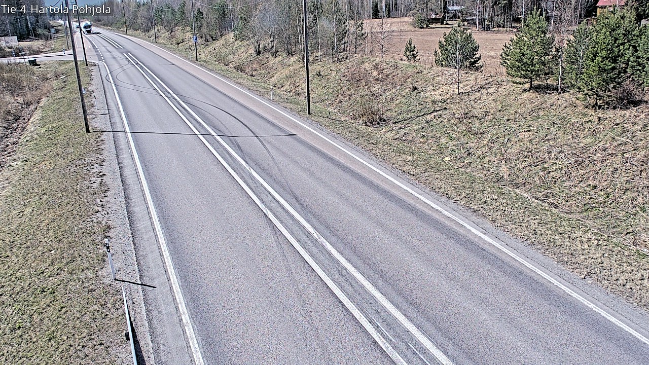 Weather Camera Image Road 4 Hartola, Pohjola, Hartola, Päijät-Häme