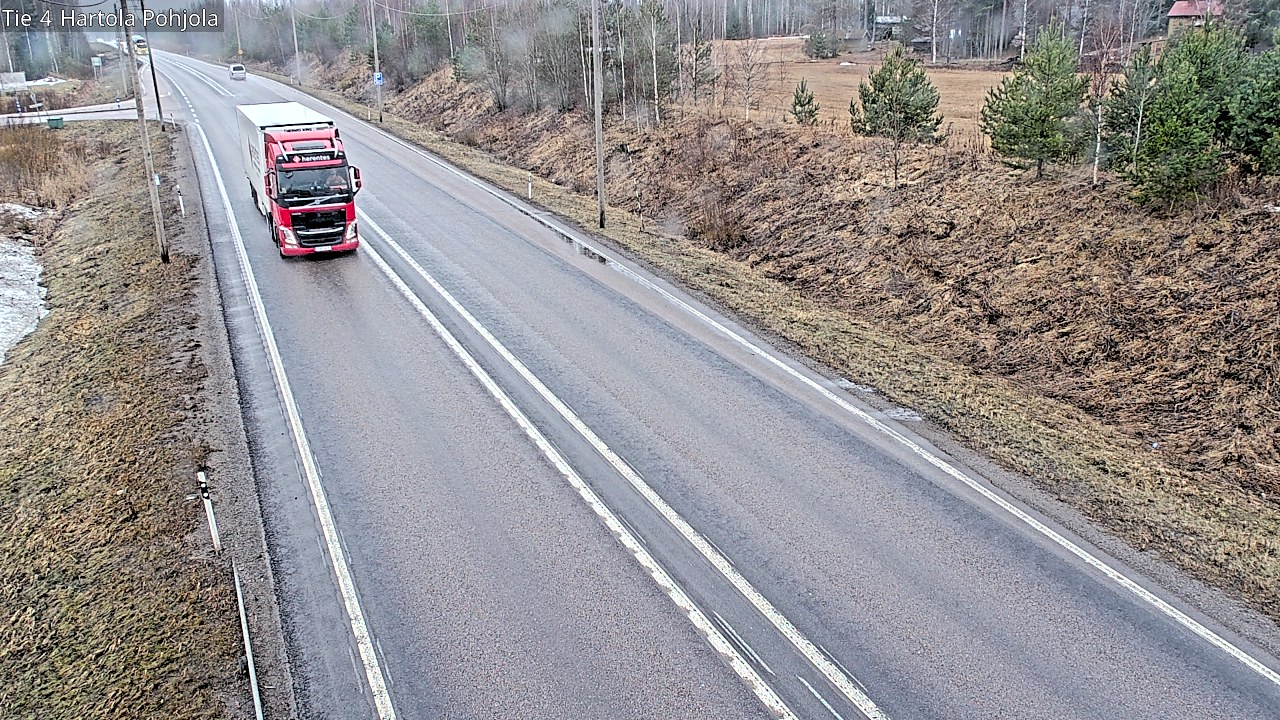 Weather Camera Image Road 4 Hartola, Pohjola, Hartola, Päijät-Häme