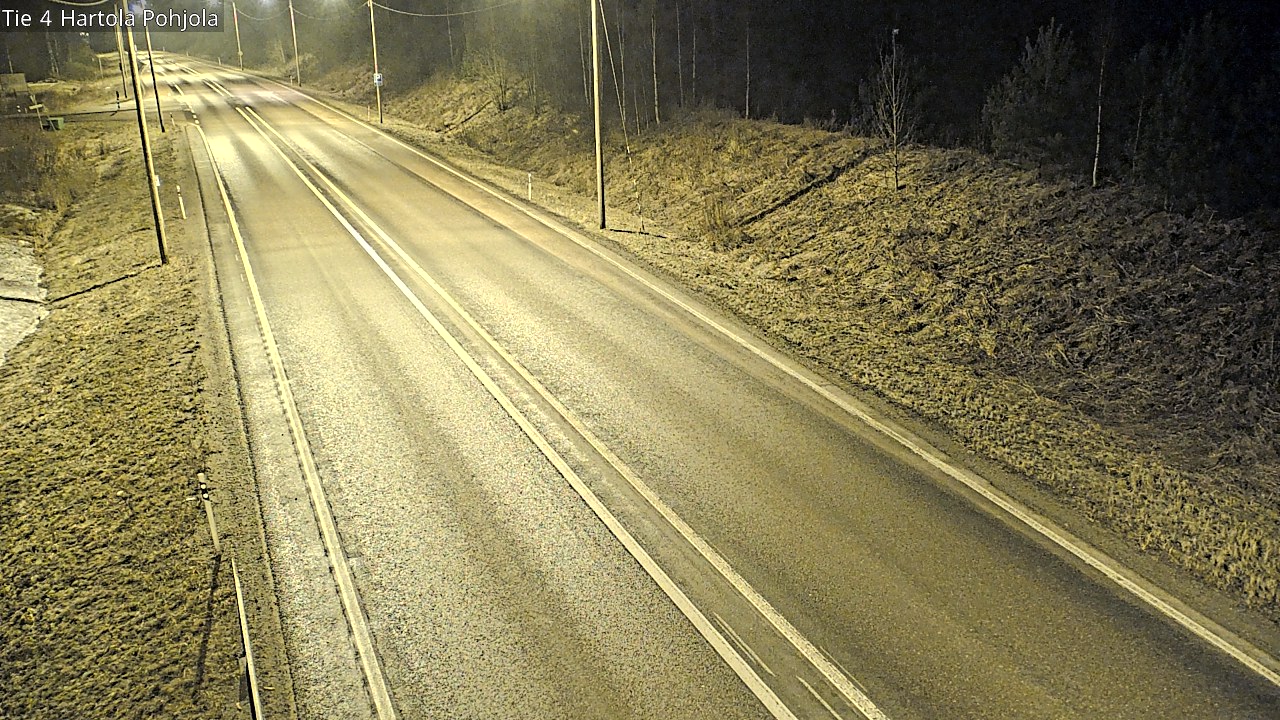 Weather Camera Image Road 4 Hartola, Pohjola, Hartola, Päijät-Häme