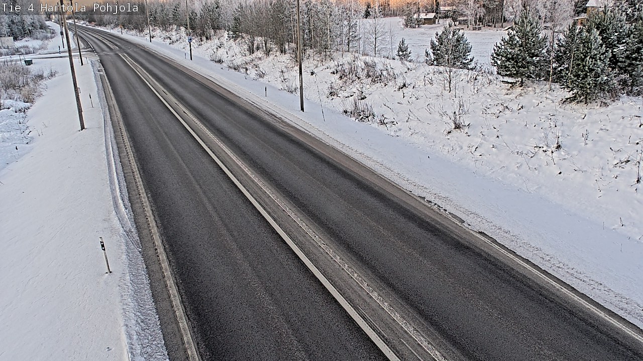 Weather Camera Image Road 4 Hartola, Pohjola, Hartola, Päijät-Häme
