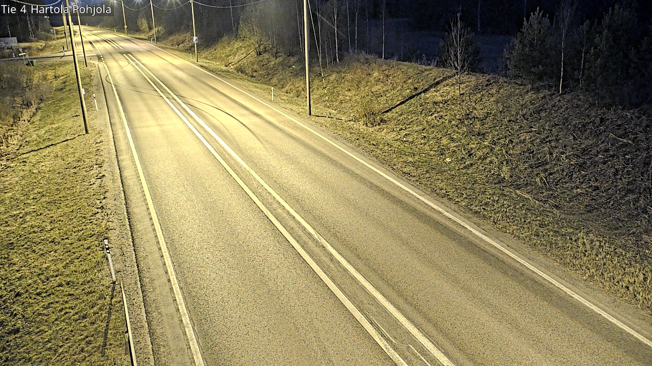 Weather Camera Image Road 4 Hartola, Pohjola, Hartola, Päijät-Häme