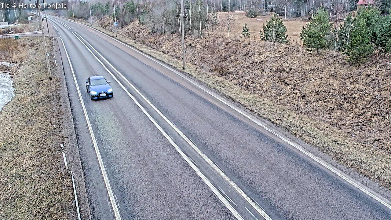 Weather Camera Image Road 4 Hartola, Pohjola, Hartola, Päijät-Häme
