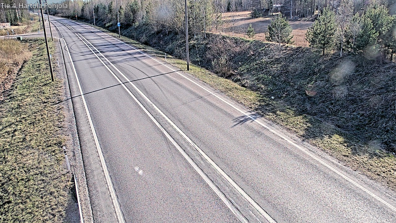 Weather Camera Image Road 4 Hartola, Pohjola, Hartola, Päijät-Häme