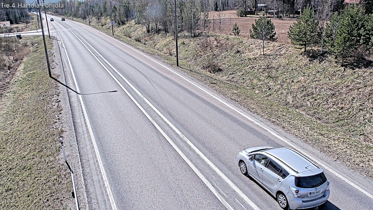 Weather Camera Image Road 4 Hartola, Pohjola, Hartola, Päijät-Häme