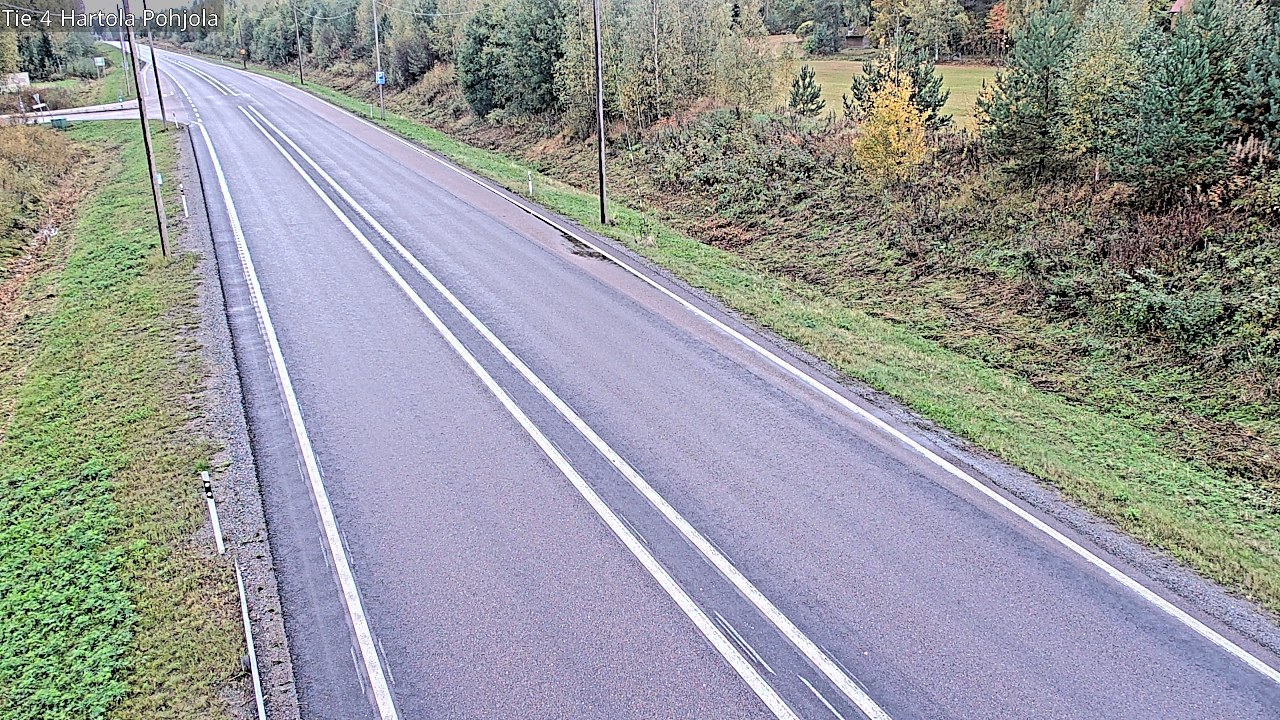 Weather Camera Image Road 4 Hartola, Pohjola, Hartola, Päijät-Häme