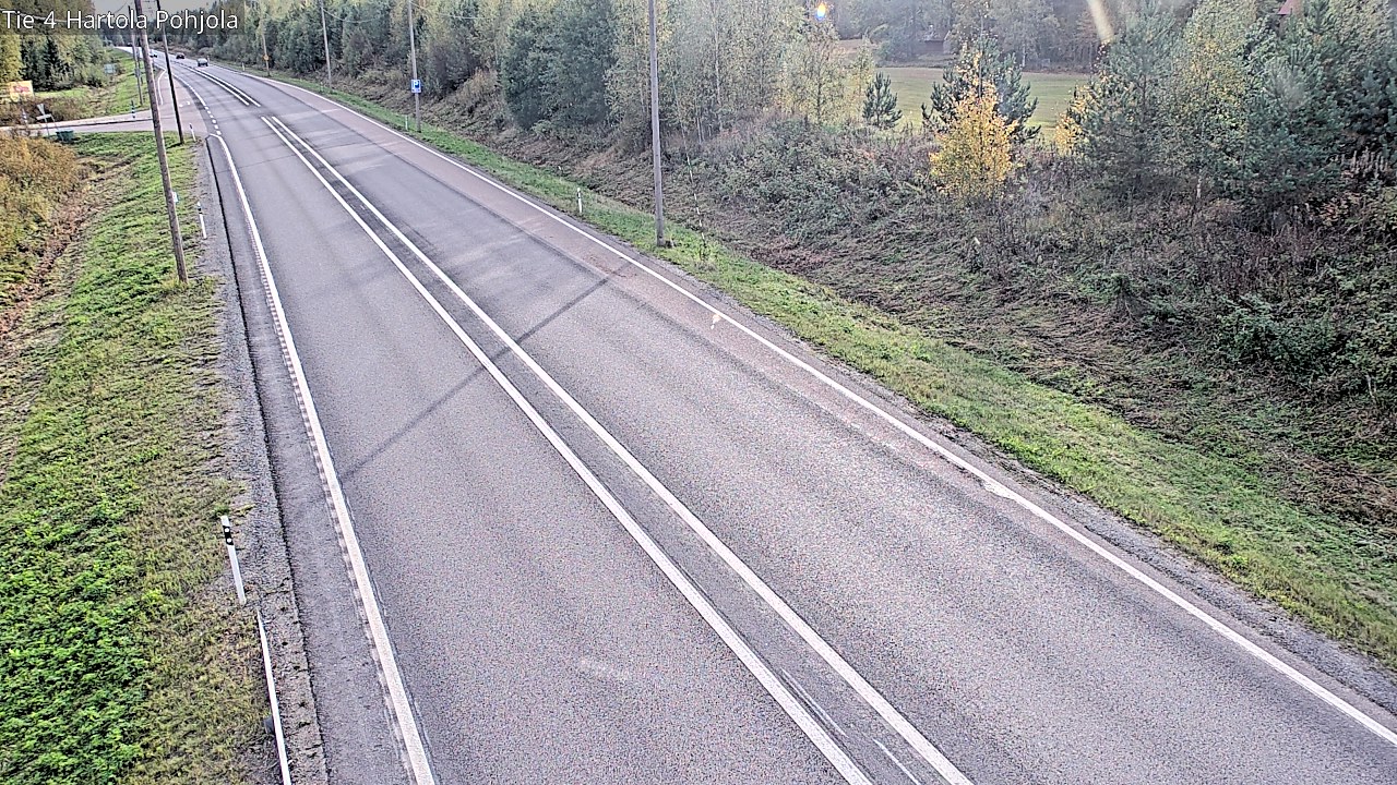 Weather Camera Image Road 4 Hartola, Pohjola, Hartola, Päijät-Häme