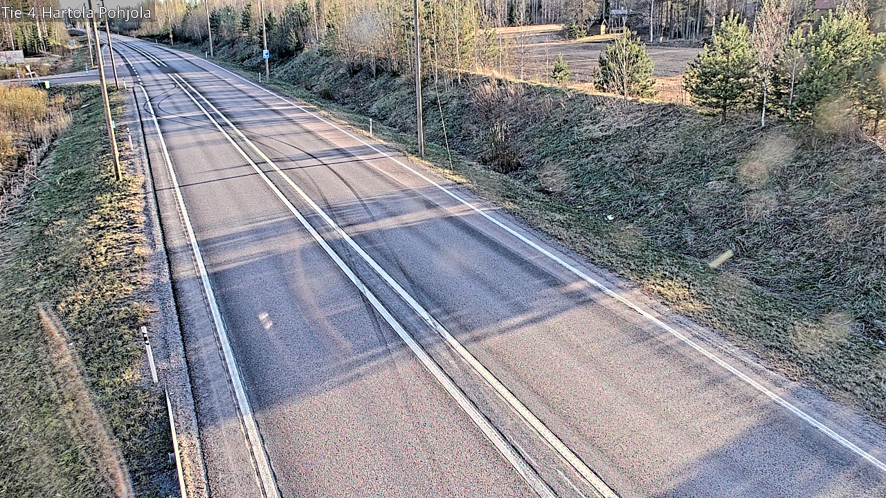 Weather Camera Image Road 4 Hartola, Pohjola, Hartola, Päijät-Häme