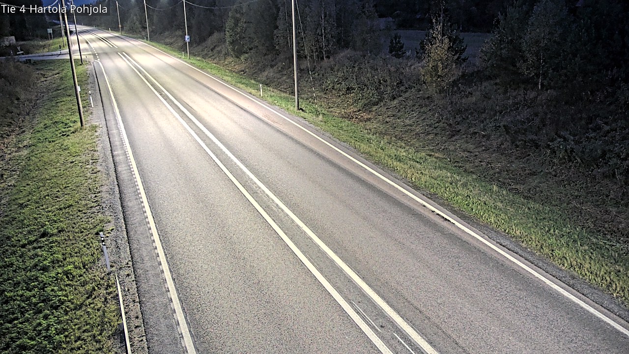 Weather Camera Image Road 4 Hartola, Pohjola, Hartola, Päijät-Häme