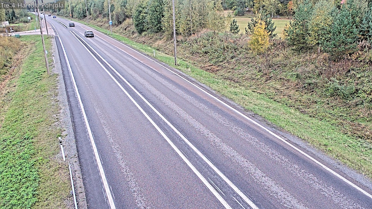 Weather Camera Image Road 4 Hartola, Pohjola, Hartola, Päijät-Häme