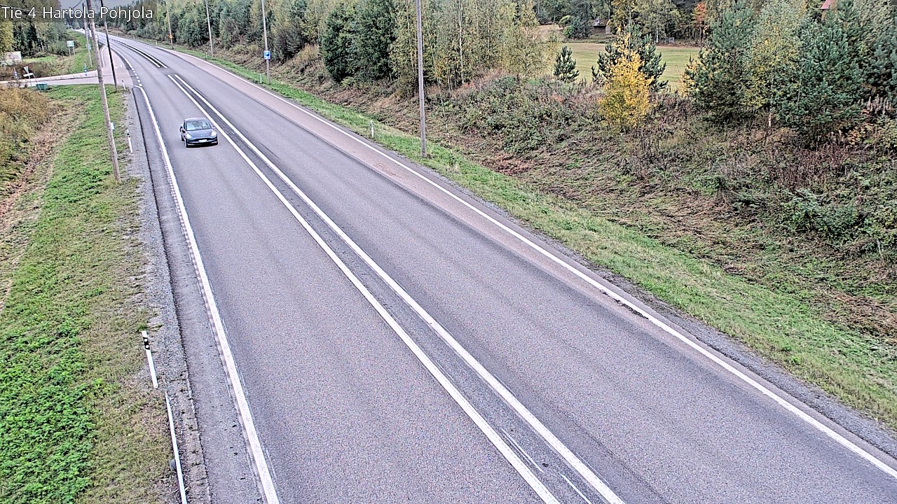 Weather Camera Image Road 4 Hartola, Pohjola, Hartola, Päijät-Häme