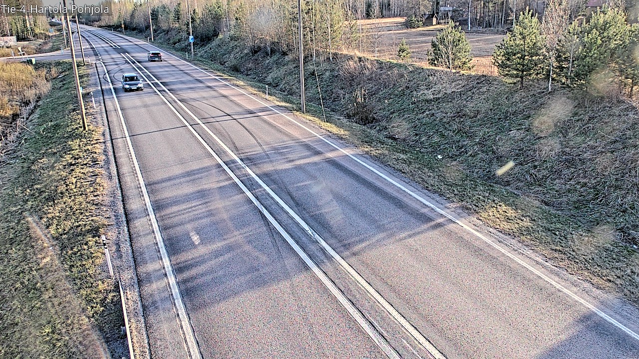 Weather Camera Image Road 4 Hartola, Pohjola, Hartola, Päijät-Häme