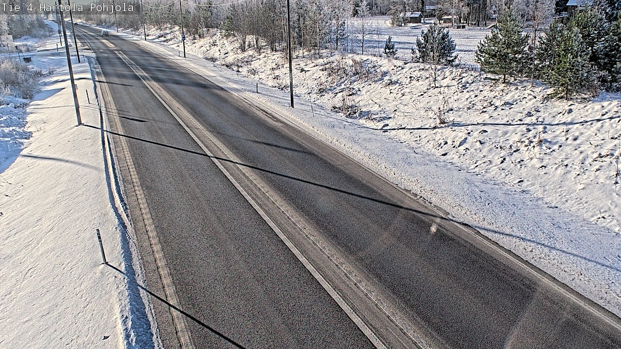 Weather Camera Image Road 4 Hartola, Pohjola, Hartola, Päijät-Häme