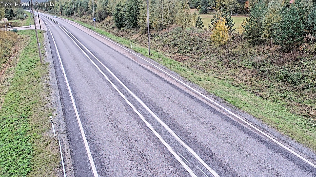 Weather Camera Image Road 4 Hartola, Pohjola, Hartola, Päijät-Häme