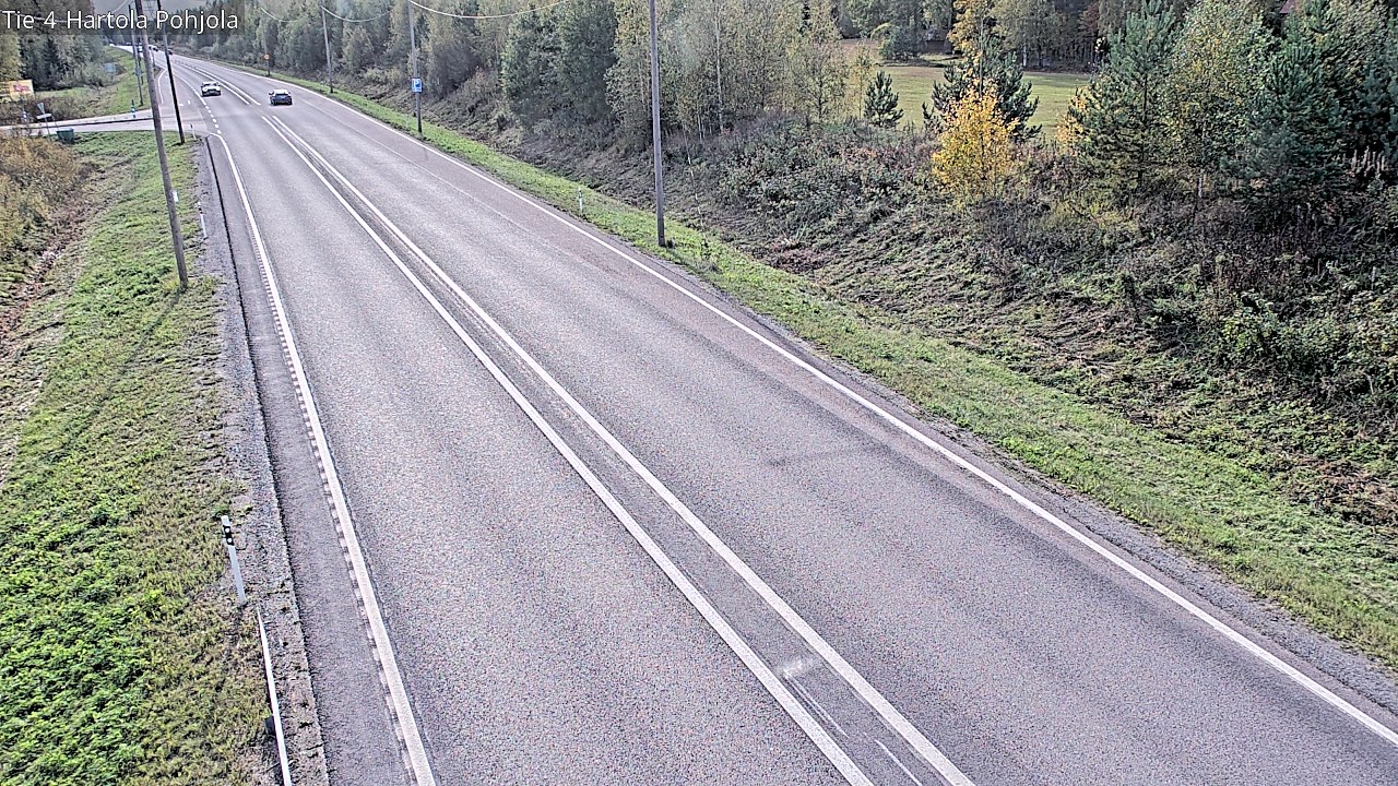 Weather Camera Image Road 4 Hartola, Pohjola, Hartola, Päijät-Häme