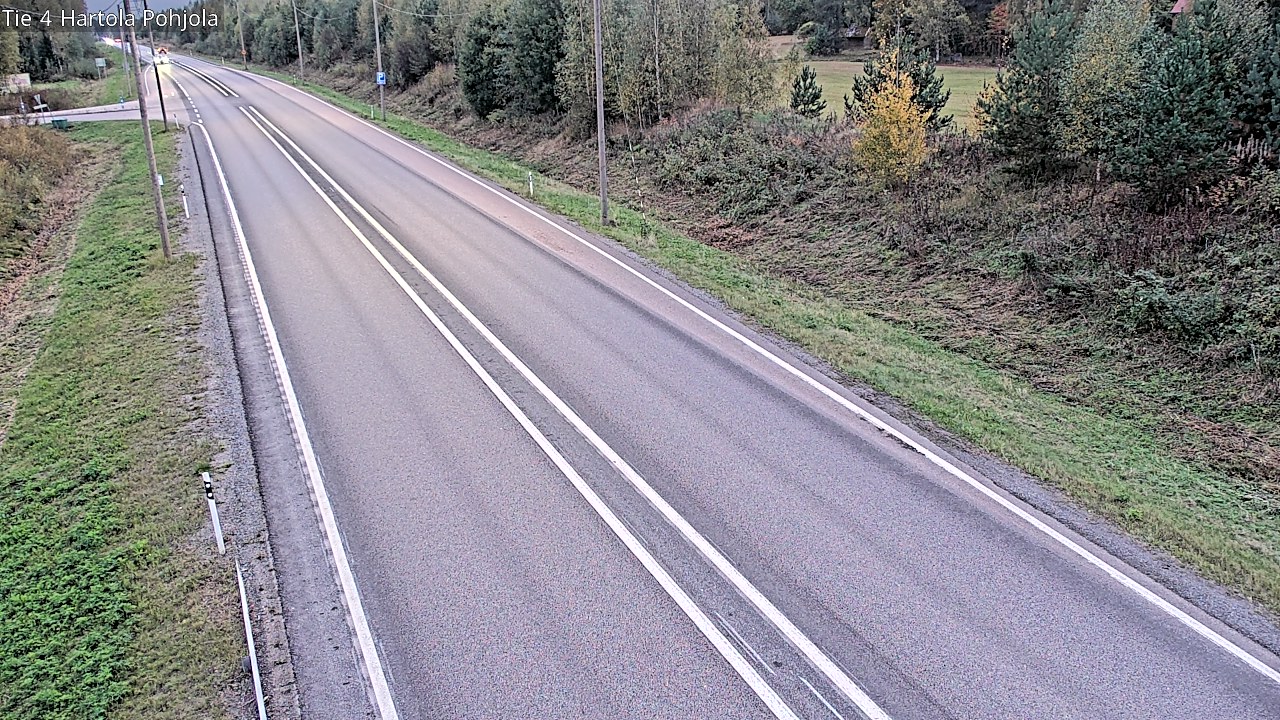 Weather Camera Image Road 4 Hartola, Pohjola, Hartola, Päijät-Häme